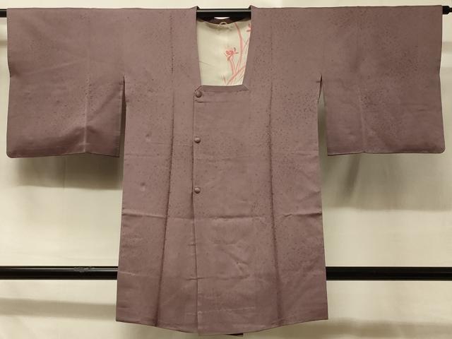 平和屋着物＃道行コート　濃色　正絹　逸品　CABD7675in