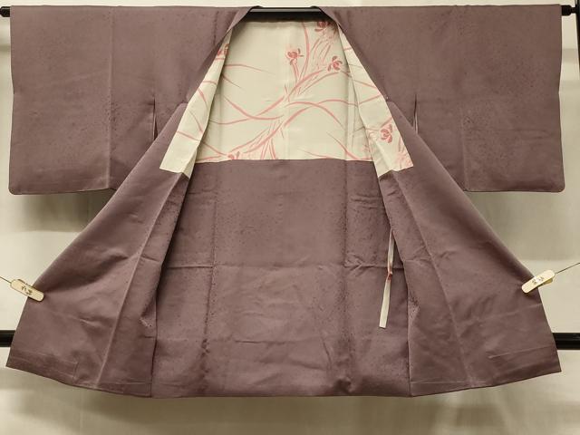平和屋着物＃道行コート　濃色　正絹　逸品　CABD7675in