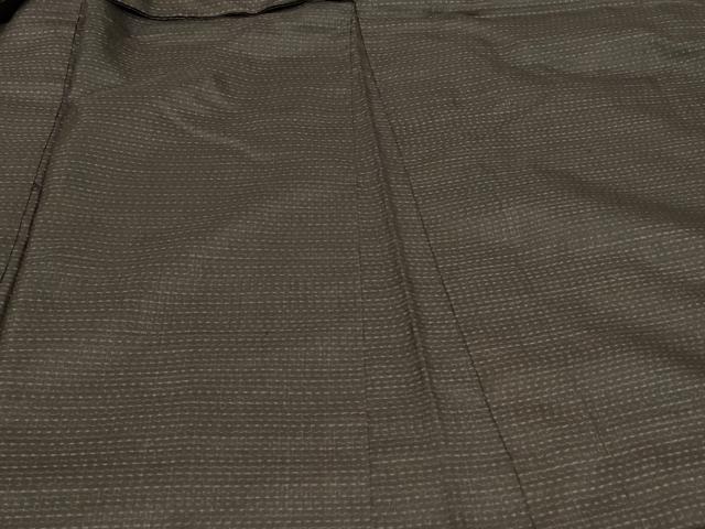 平和屋着物＃男性　本場大島紬　羽織　幾何学文様　正絹　逸品　CABD7713in