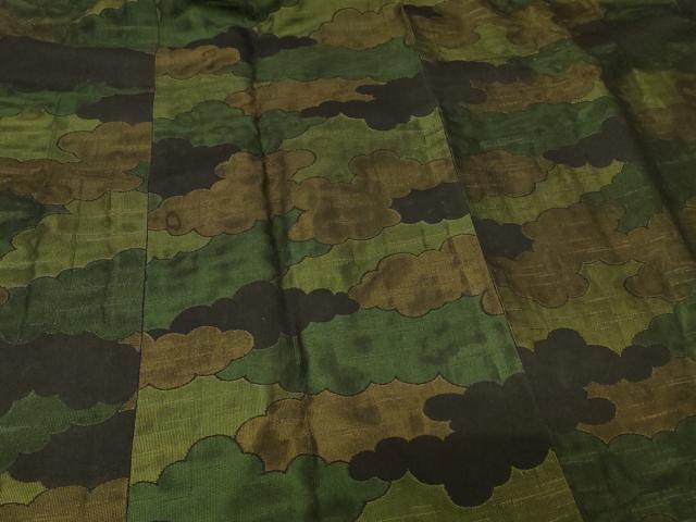 平和屋着物＃道行コート　雲重ね文　正絹　逸品　CABD7717in