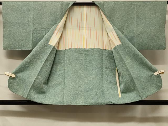 平和屋着物＃道行コート　花地紋　暈し染め　正絹　逸品　CABD7724in