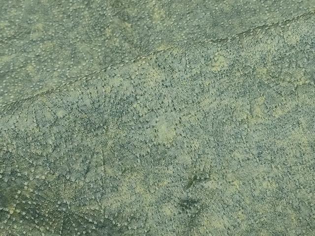 平和屋着物＃道行コート　花地紋　暈し染め　正絹　逸品　CABD7724in