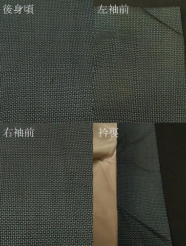 平和屋着物＃男性　本場大島紬　羽織　100亀甲　総詰め　正絹　逸品　CABD7727in