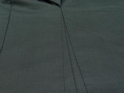 平和屋着物＃男性 羽織 お召地 格子柄 正絹 逸品 CABD7729in