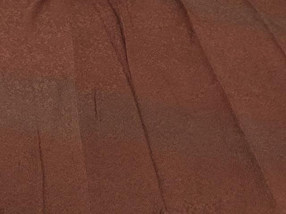 平和屋着物＃道行コート　リバーシブル　霞文　暈し染め　黒地　正絹　逸品　CABD7731in