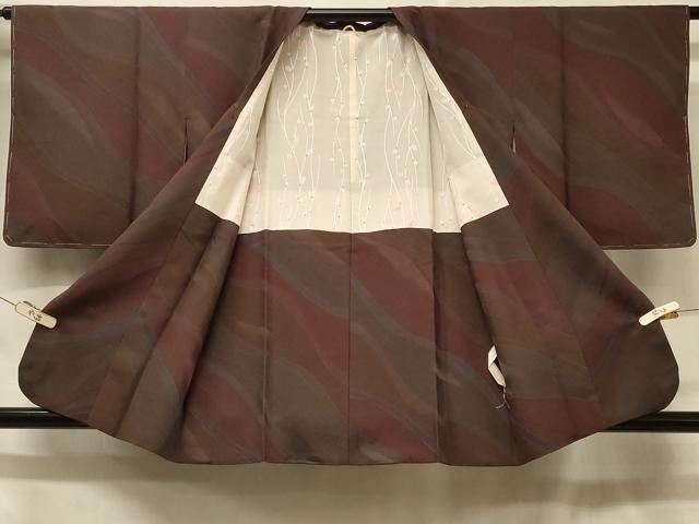 平和屋着物＃道行コート　霞文　正絹　逸品　未使用　CABD7733in