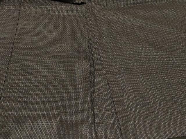 平和屋着物＃男性 本場大島紬 長羽織 80亀甲 総詰め 正絹 逸品 CABD7744in