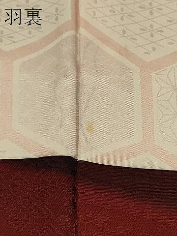 平和屋着物＃道行コート 草花文 暈し染め 正絹 逸品 CABD7746in