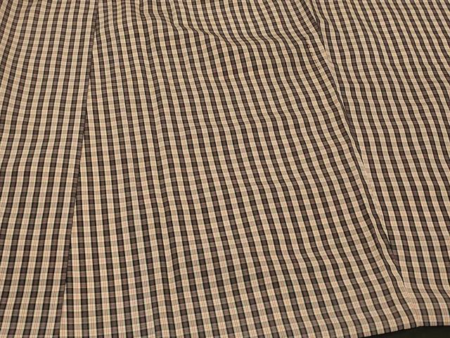 平和屋着物＃道中着 チェック柄 正絹 逸品 CABD7756in