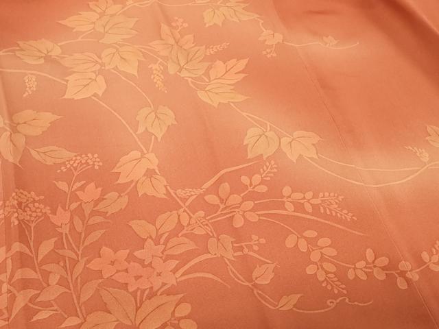 平和屋着物＃道行コート 草花文 暈し染め 正絹 逸品 CABD7774in