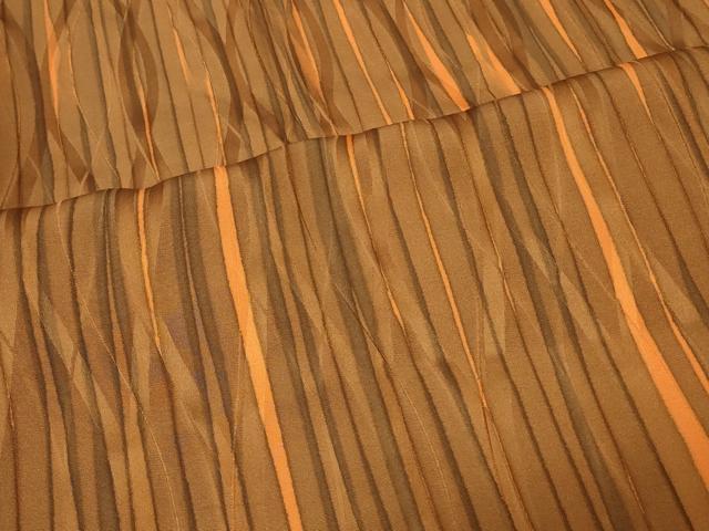 平和屋着物＃道行コート 幾何学文様 正絹 逸品 CABD7796in