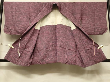 平和屋着物＃道中着 流水文 正絹 逸品 CABD7798in