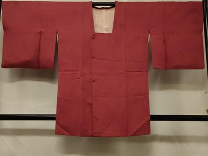 平和屋着物＃道行コート　万寿菊地紋　暈し染め　反端付き　正絹　逸品　CABD7825in