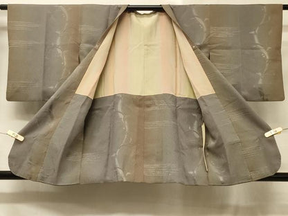 平和屋着物＃道行コート　蔦の葉文　暈し染め　正絹　逸品　CABD7827in