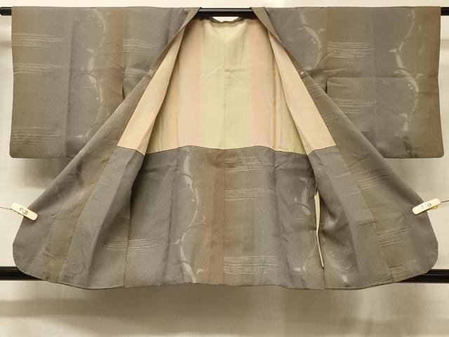 平和屋着物＃道行コート　蔦の葉文　暈し染め　正絹　逸品　CABD7827in