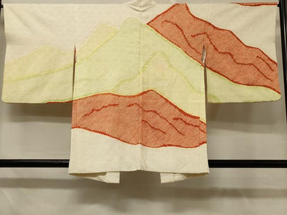 平和屋着物＃羽織 総絞り 遠山文 正絹 逸品 CABD7852in