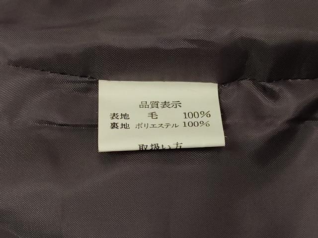 平和屋着物＃和装コート 霞間道 暈し染め 毛 CABD7890in