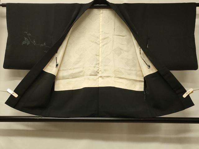 平和屋着物＃羽織 寿光織 枝葉文 正絹 逸品 CABD7901in