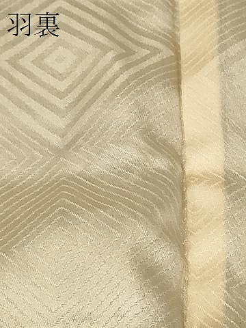 平和屋着物＃羽織 寿光織 枝葉文 正絹 逸品 CABD7901in