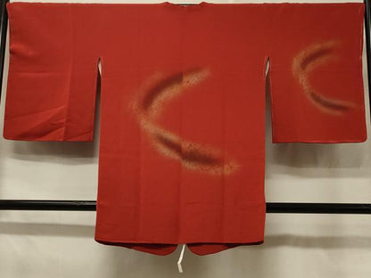 平和屋着物＃道行コート 霞文 暈し染め 金銀彩 鬼しぼ縮緬 正絹 逸品 未使用 CABD7915in