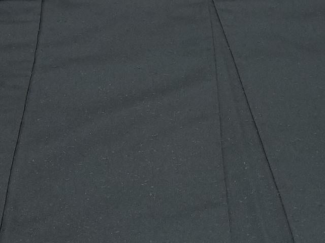 平和屋着物＃男性　羽織　紬地　藍鉄色　正絹　逸品　CABD7921in