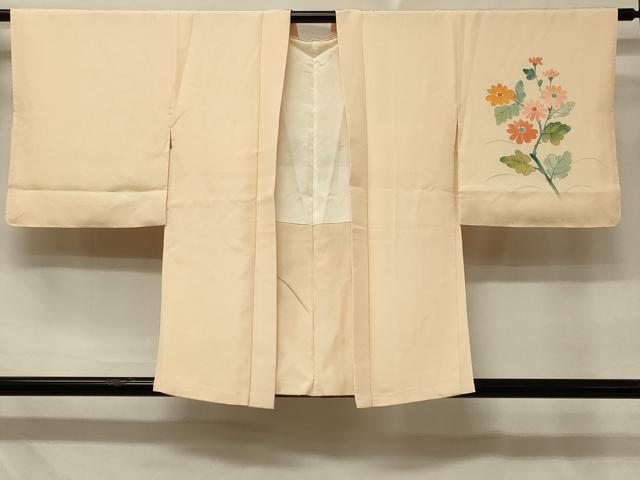 平和屋着物＃羽織　手描き　枝花文　正絹　逸品　未使用　CABD7941in