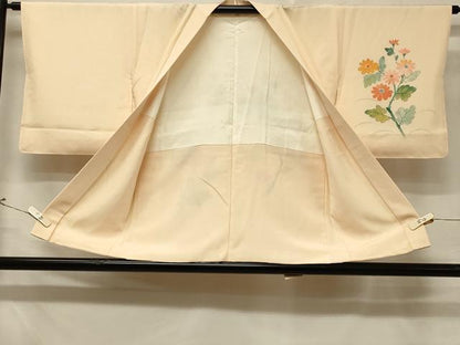平和屋着物＃羽織　手描き　枝花文　正絹　逸品　未使用　CABD7941in