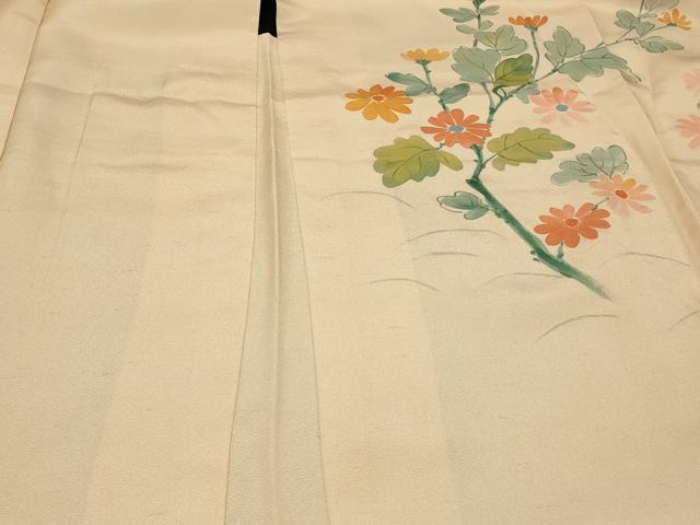 平和屋着物＃羽織　手描き　枝花文　正絹　逸品　未使用　CABD7941in