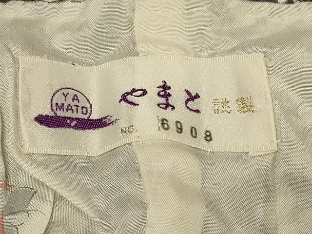 平和屋着物＃道中着　総絞り　松皮菱文　やまと誂製　正絹　逸品　CABD7942in