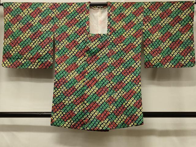 平和屋着物＃道行コート　総絞り　流水文　正絹　逸品　未使用　CABD7943in
