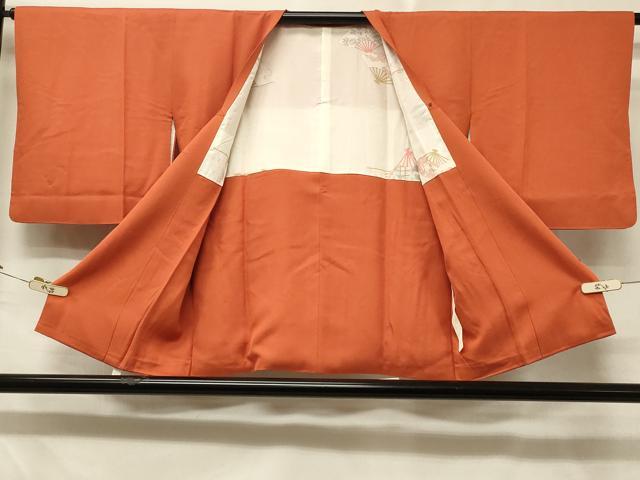 平和屋着物＃道行コート　寿光織　鳳凰正倉院花文　金糸　正絹　逸品　CABD7949in