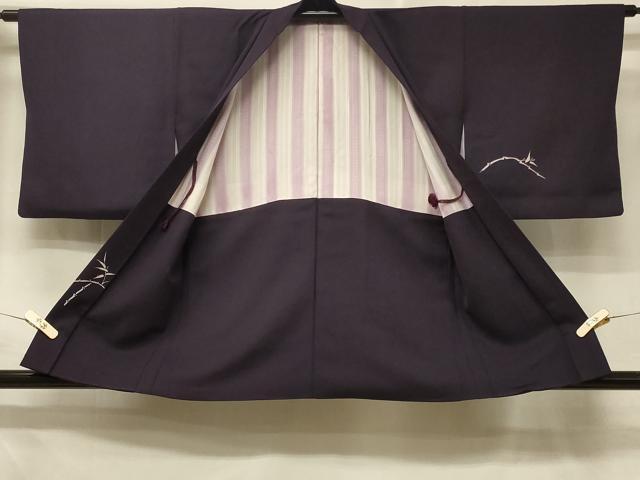 平和屋着物＃羽織　笹竹文　大丸扱い　正絹　逸品　CABD7959in