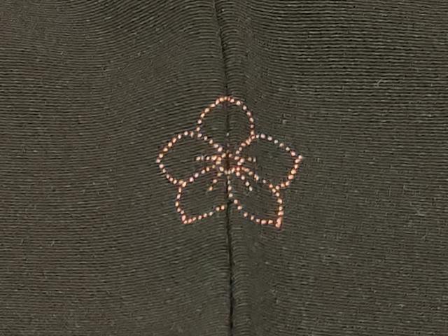 平和屋着物＃中国三大刺繍　相良刺繍　総刺繍　羽織　駒刺繍　孔雀正倉院花文　黒地　金糸　正絹　逸品　CABD7961in