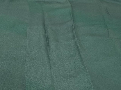 平和屋着物＃道行コート　リバーシブル　霞文　暈し染め　黒地　正絹　逸品　CABD7963in