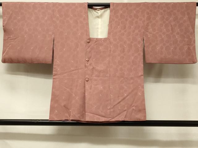 平和屋着物＃道行コート　枝葉文　正絹　逸品　CABD7964in