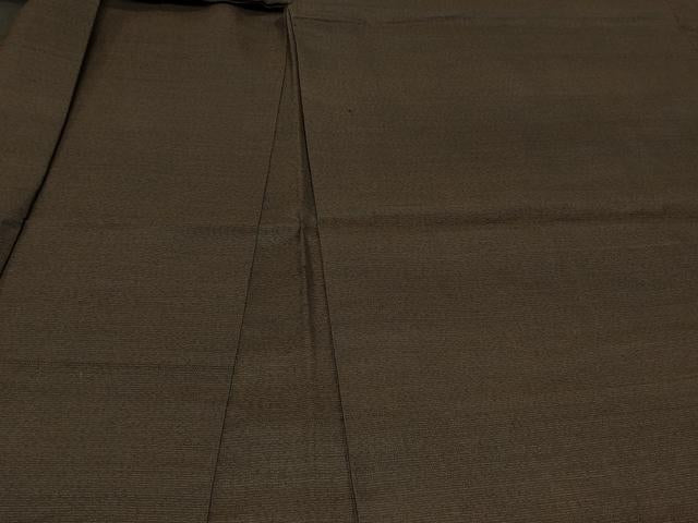 平和屋着物＃男性　長羽織　紬地　霞文　正絹　逸品　未使用　CABD7967in