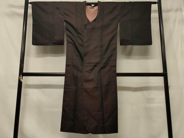 平和屋着物＃道行コート　霞文　ロング丈　正絹　逸品　CABD7971in