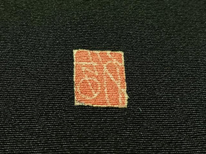 平和屋着物●本加賀友禅作家　魚津誠　黒留袖　乱菊　正絹　逸品　CABD8001vp