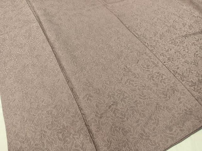 平和屋着物●上質な色無地　南天地紋　浅紫色　正絹　逸品　CABD8018vp
