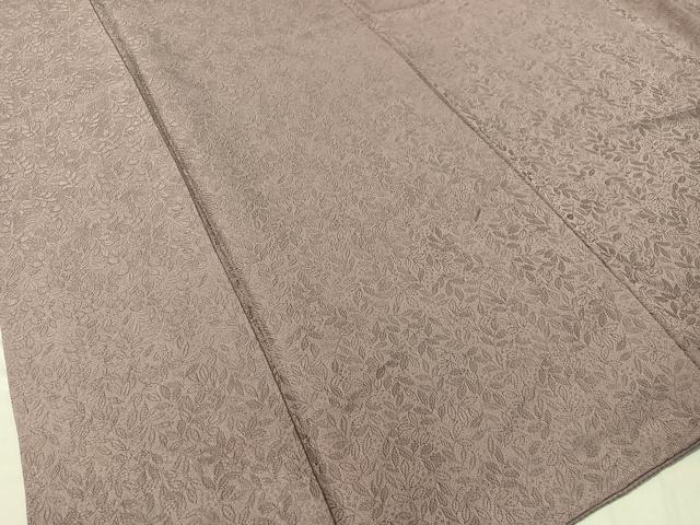 平和屋着物●上質な色無地　南天地紋　浅紫色　正絹　逸品　CABD8018vp