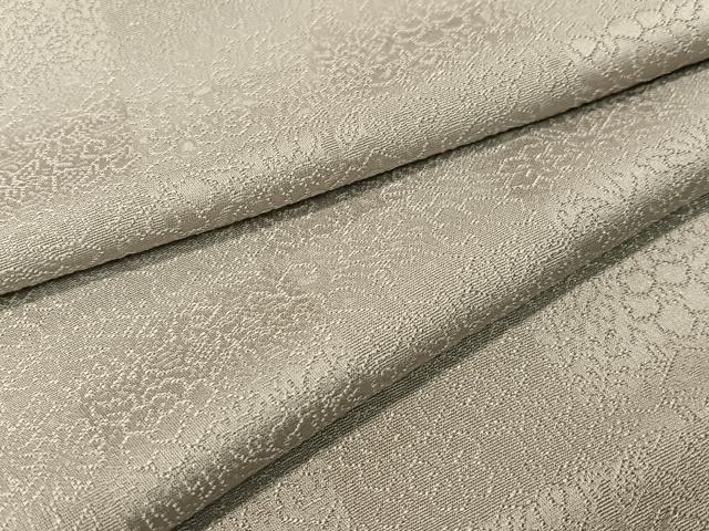 平和屋着物●上質な色無地　市松花地紋　潤色　正絹　逸品　CABD8020vp