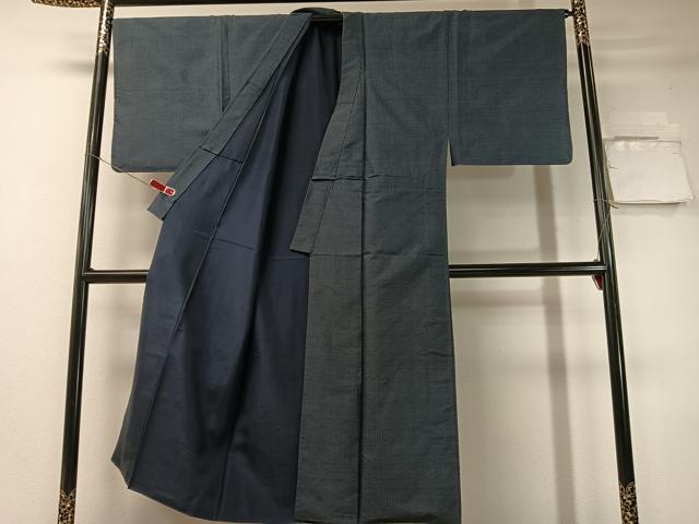 平和屋着物●男性　本場大島紬　アンサンブル　80亀甲　総詰め　正絹　逸品　CABD8023vp
