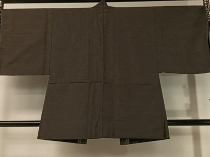 平和屋着物●男性　紬　アンサンブル　霞文　正絹　逸品　未使用　CABD8024vp