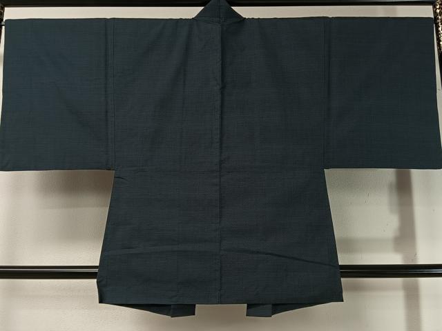平和屋着物●男性　本場大島紬　アンサンブル　川畑春廣作　100亀甲　総詰め　証紙付き　正絹　逸品　CABD8025vp