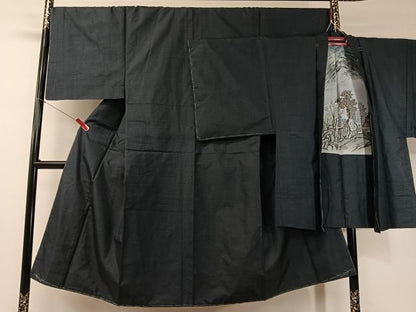 平和屋着物●男性　本場大島紬　アンサンブル　100亀甲　総詰め　正絹　逸品　未使用　CABD8026vp