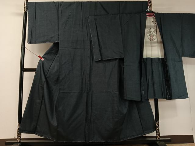 平和屋着物●男性　本場大島紬　アンサンブル　100亀甲　総詰め　正絹　逸品　未使用　CABD8030vp