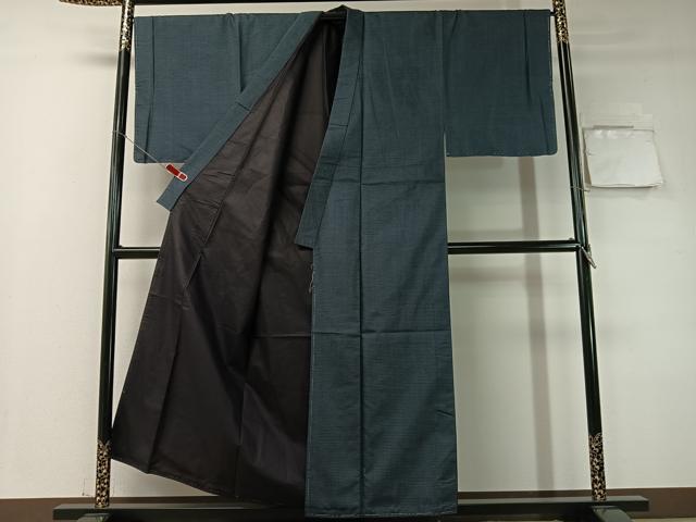 平和屋着物●男性　本場大島紬　アンサンブル　100亀甲　総詰め　正絹　逸品　未使用　CABD8030vp
