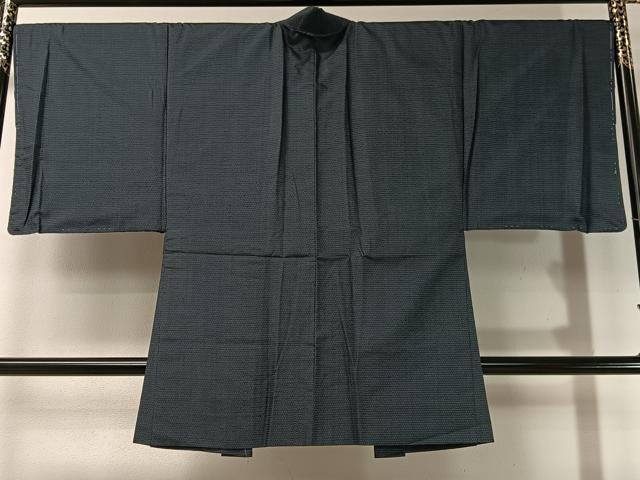 平和屋着物●男性　本場大島紬　アンサンブル　100亀甲　総詰め　正絹　逸品　未使用　CABD8030vp