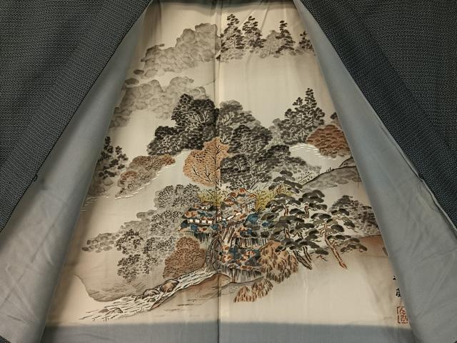 平和屋着物●男性　本場大島紬　アンサンブル　100亀甲　総詰め　正絹　逸品　CABD8032vp
