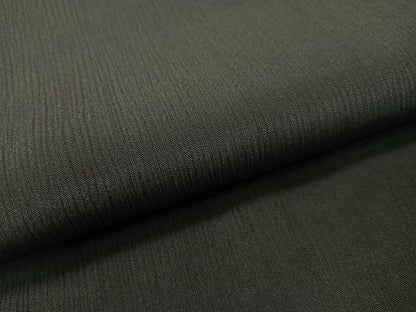 平和屋着物●男性　紬　アンサンブル　色無地　黒地　正絹　逸品　未使用　CABD8033vp